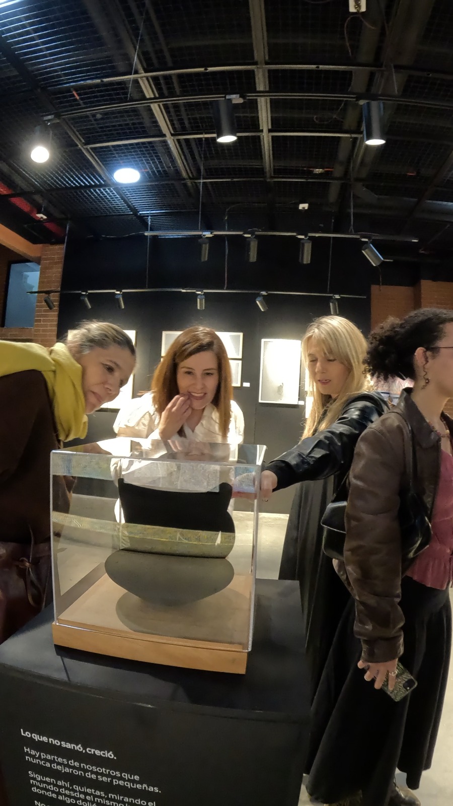 Visitantes en el espacio de la galería, registro 16