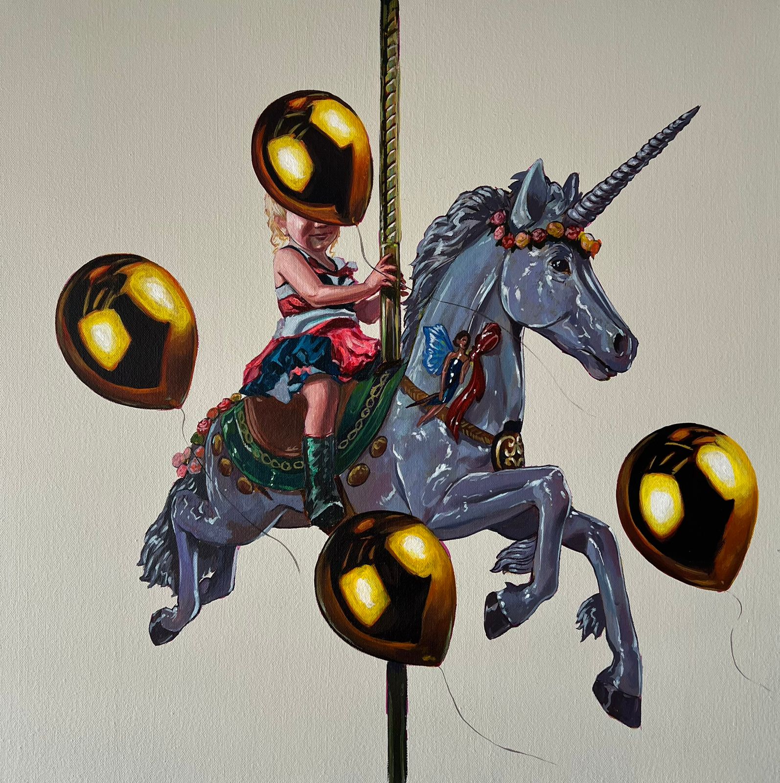 Unicornio, obra de Omar Mendoza